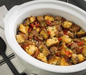 Italian Sausage Ciabatta Stuffing image