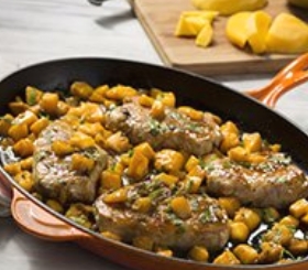 Sweet & Spicy Mango Glazed Pork Chops image