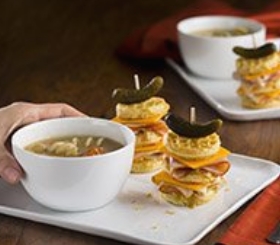 Mini Waffle Sandwiches image