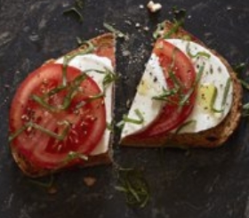 Caprese Toast image