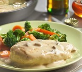 Honey Mustard Chicken with Beer Sauce image