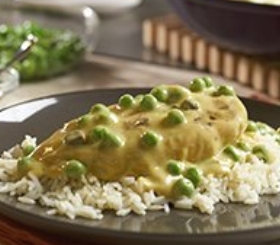 Curry Chicken & Green Pea Sauce image
