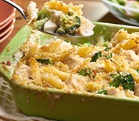 Chicken Broccoli Alfredo Bake image