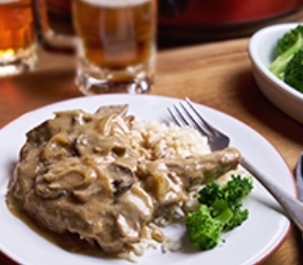 Slow Cooker Smothered Pork Chops image