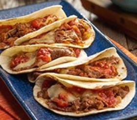 Philly Cheesesteak Tacos image
