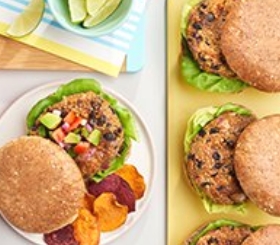 Sweet Potato Vegan Burgers image