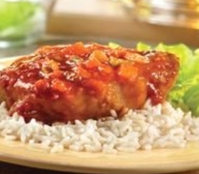 Grilled Orange Picante Pork Chops image