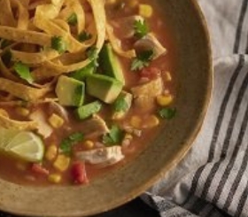 Hearty Chicken Tortilla Soup image