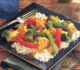 Orange Chicken & Vegetable Stir-Fry image