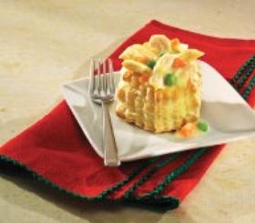 Chicken Pot Pie in a Shell image