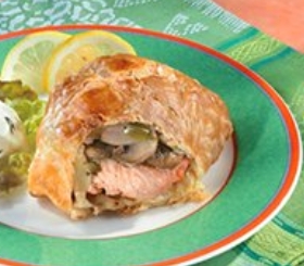 Salmon Wellington image