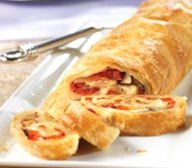 Vegetable Cheese Strudel image