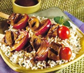 Teriyaki Beef Kabobs image