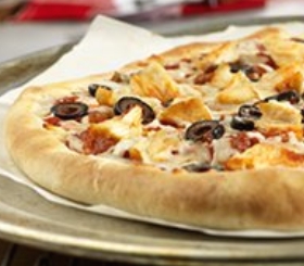 Cheesy Chicken Pizza image