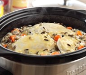 Slow Cooked Creamy Chicken & Wild Rice image