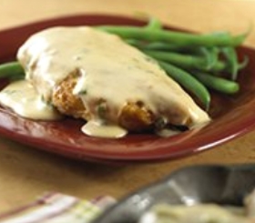 Paprika Chicken with Sour Cream Gravy image