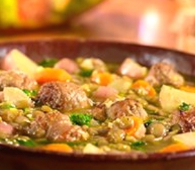 Italian Sausage & Lentil Stew image