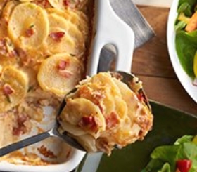 Scalloped Potatoes with a Cheesy Twist image