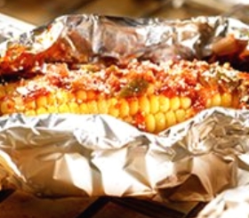 Mexican Corn on the Cob image
