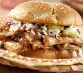 Down-Home Easy Barbecue Pork Rolls image