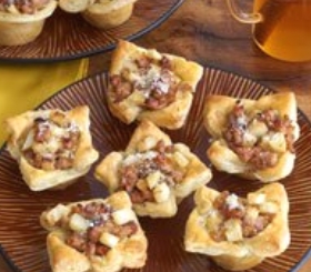 Savory Sausage Apple Tarts image
