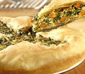 Rustic Spinach Pie image