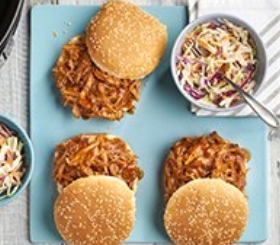 Slow-Cooked Pulled Pork Sandwiches image