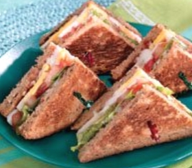 Club-Style Tomato and Egg Sandwiches image