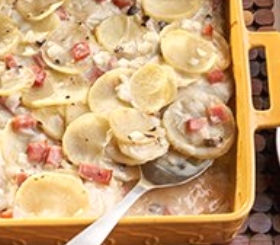 Easy Scalloped Potatoes and Ham image