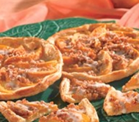 Mini Peach Struesel Tarts image