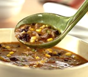 Mexican Black Bean and Beef Soup image