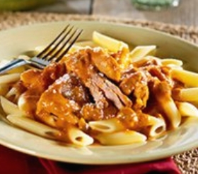 Creamy Blush Sauce with Turkey & Penne image