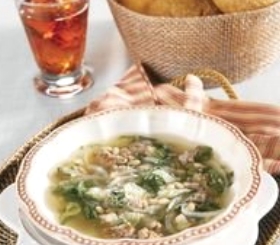 Sausage & Escarole Soup image