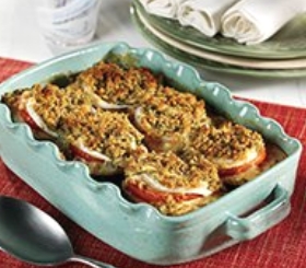 Eggplant Tomato Gratin image