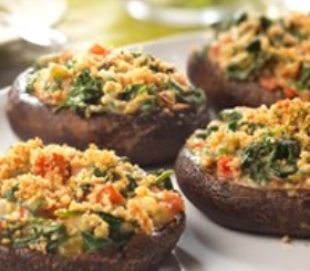 Creamy Spinach-Stuffed Portobellos image
