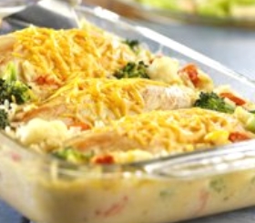 Cheesy Chicken & Rice Casserole image