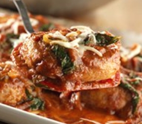 Skillet Pork Chops Florentine image