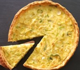 Leek and Brie Tart image