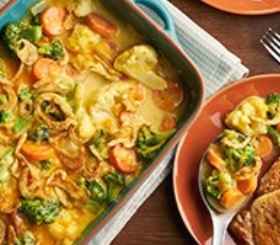 Saucy Vegetable Bake image