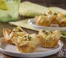 Brie and Walnut Tartlets image