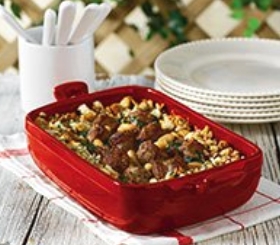 Sausage, Beef & Bean Casserole image